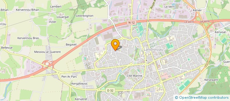 localisation de l'entreprise MADAME MEGANE EDERN  LANDIVISIAU