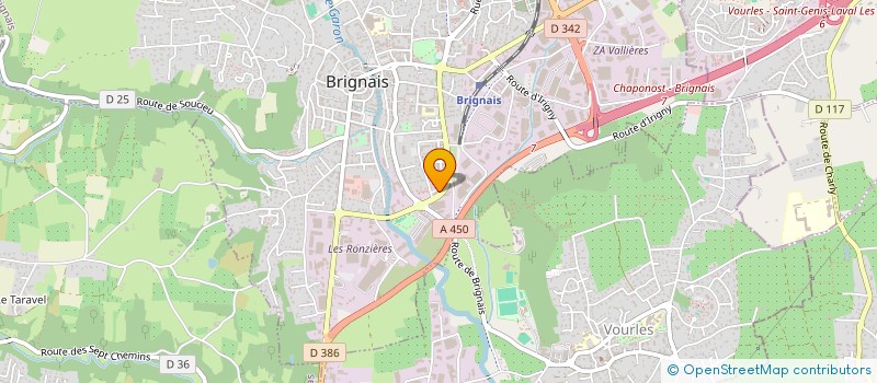 localisation de l'entreprise MADAME MEGANE FERNANDES  BRIGNAIS