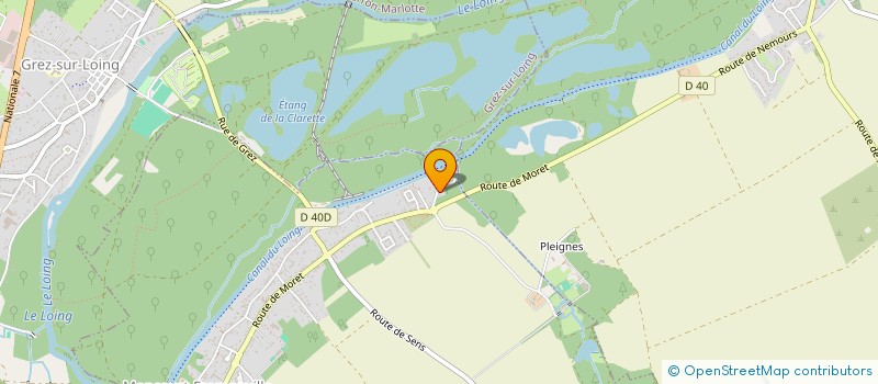 localisation de l'entreprise MADAME MEGANE FERREIRA  MONCOURT-FROMONVILLE