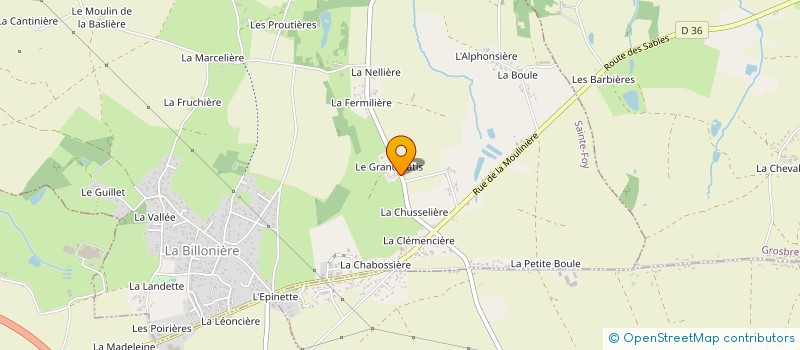 localisation de l'entreprise MADAME MEGANE FONTENEAU à SAINTE-FOY