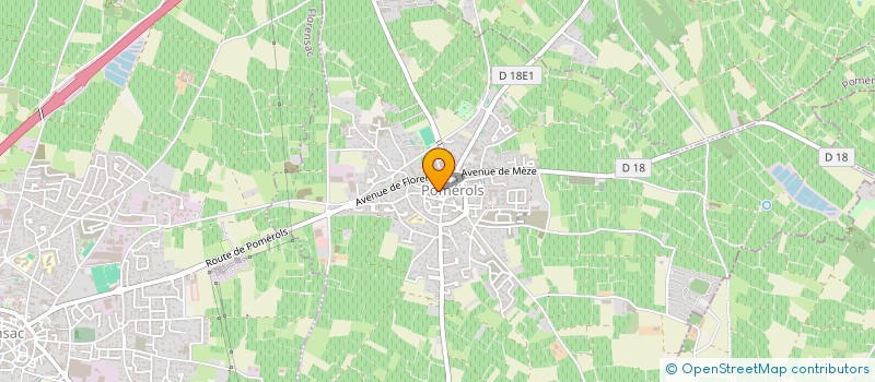 localisation de l'entreprise MADAME MEGANE FORESTIER  POMEROLS