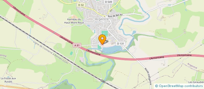 localisation de l'entreprise MADAME MEGANE FOULON  ARGENTRE