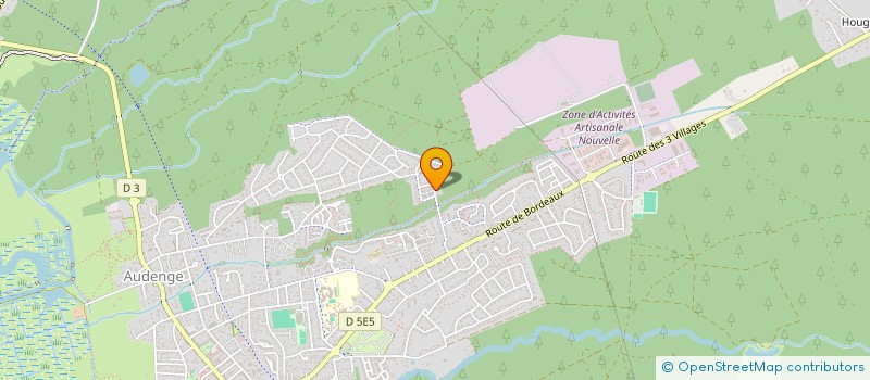 localisation de l'entreprise MADAME MEGANE FOURNIER  AUDENGE