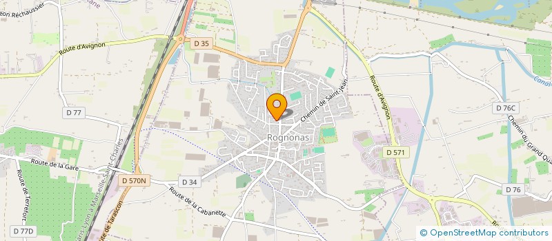 localisation de l'entreprise MADAME MEGANE GARCIA  CHATEAURENARD