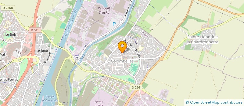 localisation de l'entreprise MADAME MEGANE GASTON  COLOMBELLES