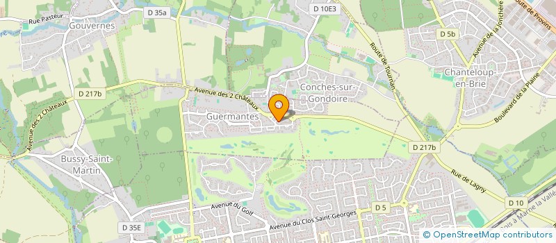 localisation de l'entreprise MADAME MEGANE GIVONE  GUERMANTES