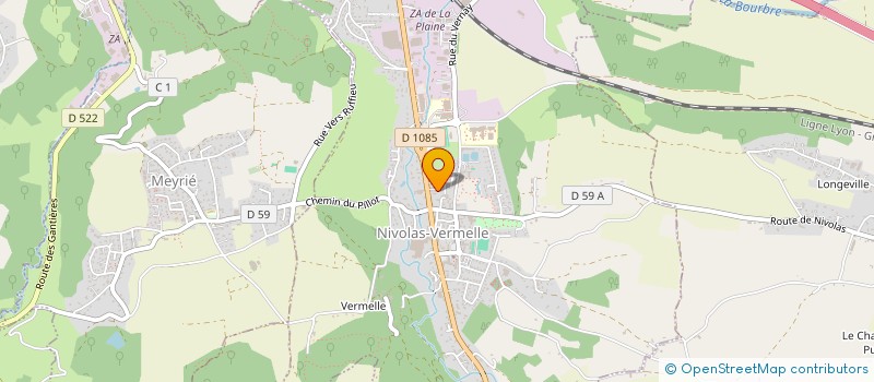 localisation de l'entreprise MADAME MEGANE GONTHIER  NIVOLAS-VERMELLE