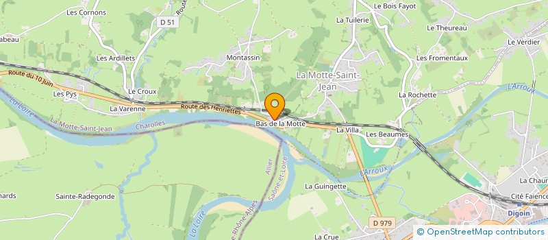 localisation de l'entreprise MADAME MEGANE GONZALEZ  DIGOIN