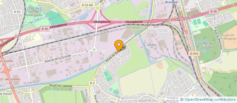 localisation de l'entreprise MADAME MEGANE GOURNAY  CAPPELLE-LA-GRANDE