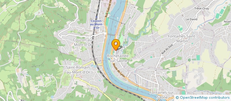 localisation de l'entreprise MADAME MEGANE GROS-DESIRS  ROCHETAILLEE-SUR-SAONE