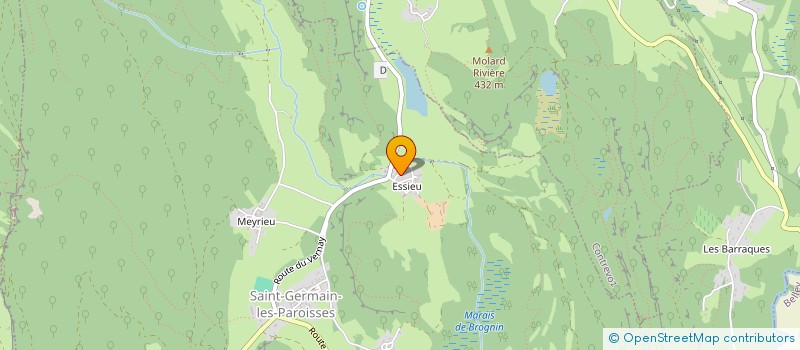 localisation de l'entreprise MADAME MEGANE GUIBERT  SAINT-GERMAIN-LES-PAROISSES