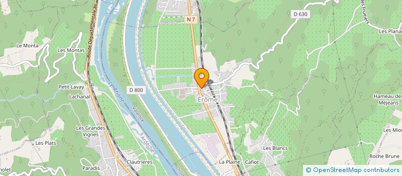 localisation de l'entreprise MADAME MEGANE GUILLERME  EROME