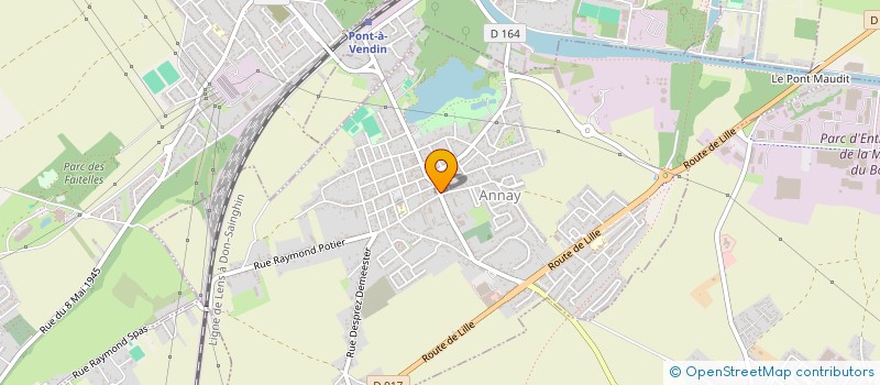 localisation de l'entreprise MADAME MEGANE HALFORT à ANNAY