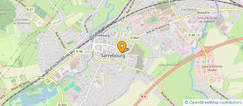 localisation de l'entreprise MADAME MEGANE HARDIVILLER  SARREBOURG