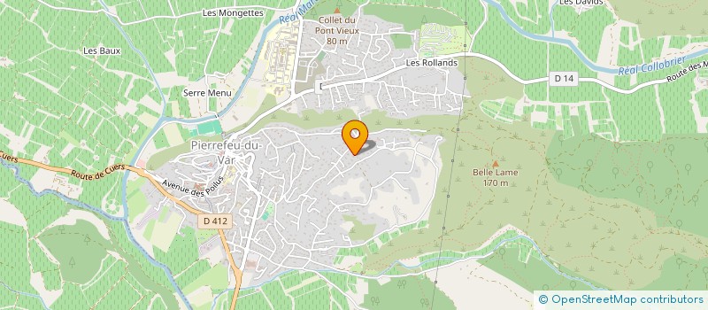 localisation de l'entreprise MADAME MEGANE HAREL  PIERREFEU-DU-VAR