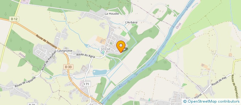 localisation de l'entreprise MADAME MEGANE HITON  JOSSE