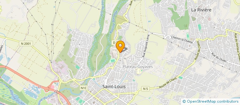 localisation de l'entreprise MADAME MEGANE HOARAU  SAINT-LOUIS