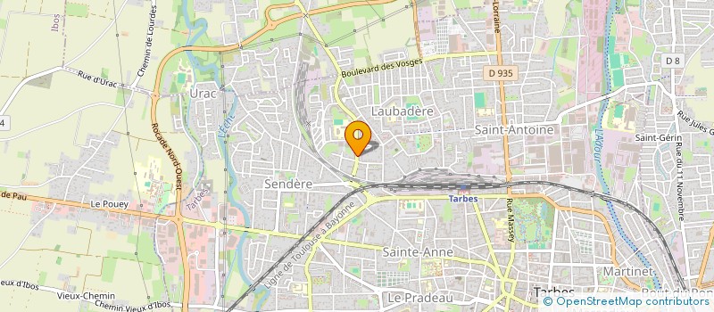 localisation de l'entreprise MADAME MEGANE HOFFMANN  TARBES