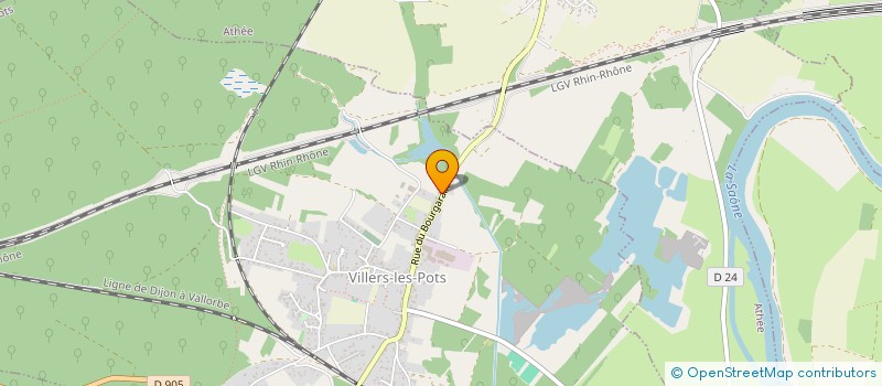 localisation de l'entreprise MADAME MEGANE HUGUENIN  VILLERS-LES-POTS