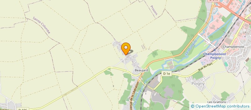 localisation de l'entreprise MADAME MEGANE HUSSON  POIGNY