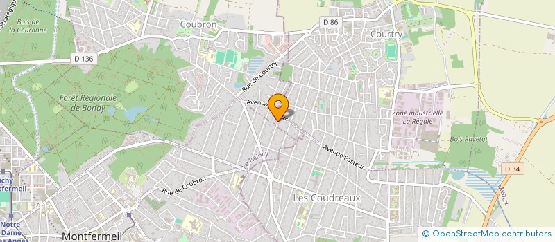 localisation de l'entreprise MADAME MEGANE KELLO  COUBRON