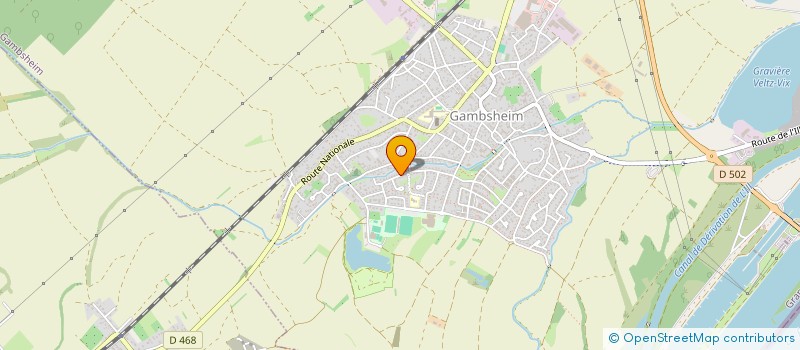 localisation de l'entreprise MADAME MEGANE KIEGER  GAMBSHEIM