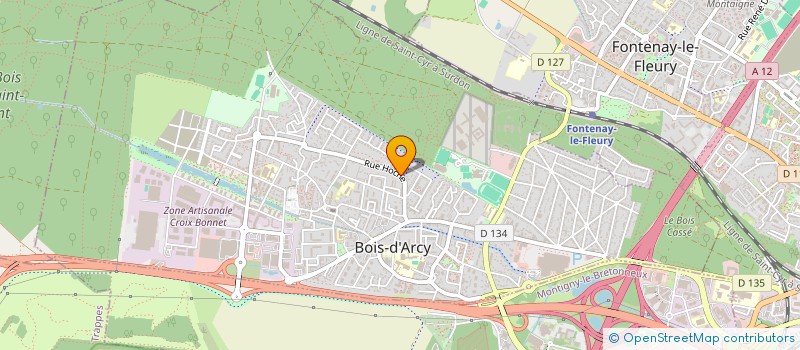 localisation de l'entreprise MADAME MEGANE LAFERTIN  BOIS-D'ARCY