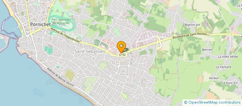 localisation de l'entreprise MADAME MEGANE LANUEL  PORNICHET