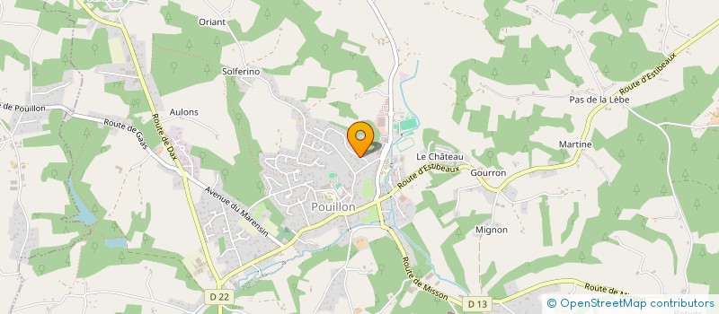 localisation de l'entreprise MADAME MEGANE LE BOURHIS  POUILLON