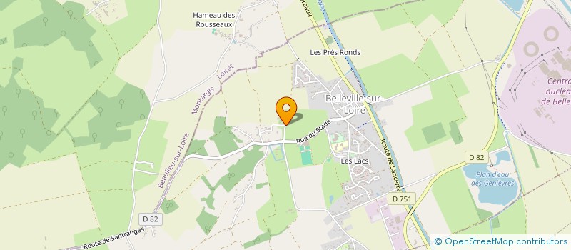 localisation de l'entreprise MADAME MEGANE LEBOULE  BELLEVILLE-SUR-LOIRE