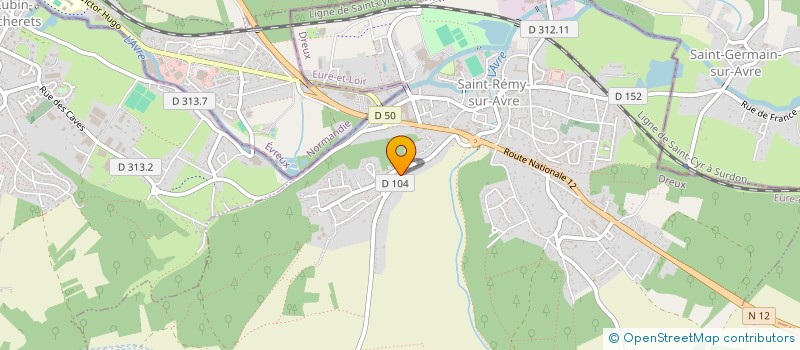 localisation de l'entreprise MADAME MEGANE LEFEBVRE à SAINT-REMY-SUR-AVRE