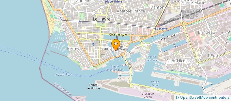 localisation de l'entreprise MADAME MEGANE LEGRAND  LE HAVRE