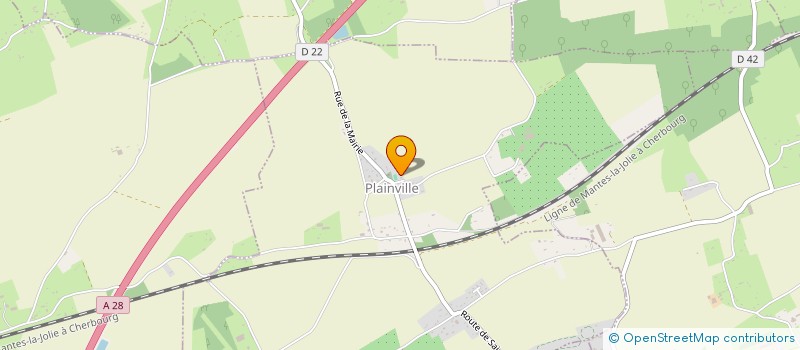 localisation de l'entreprise MADAME MEGANE LEMARIEY  PLAINVILLE