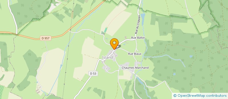 localisation de l'entreprise MADAME MEGANE LEPAGE  ISLAND