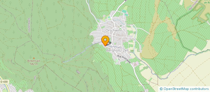 localisation de l'entreprise MADAME MEGANE LINDECKER  BERGHOLTZZELL