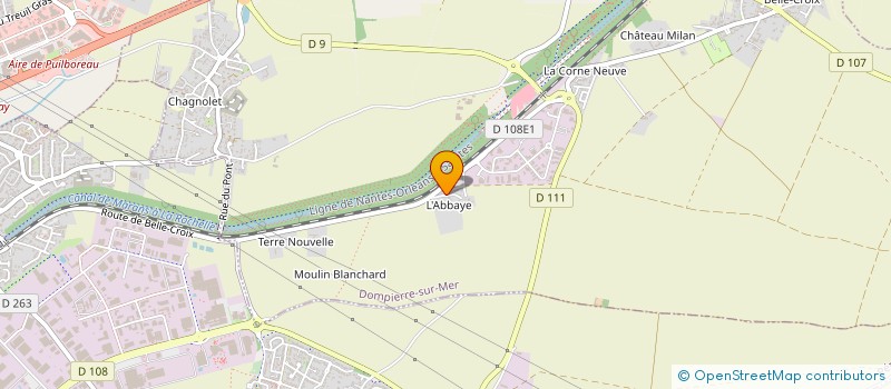 localisation de l'entreprise MADAME MEGANE MACE  DOMPIERRE-SUR-MER