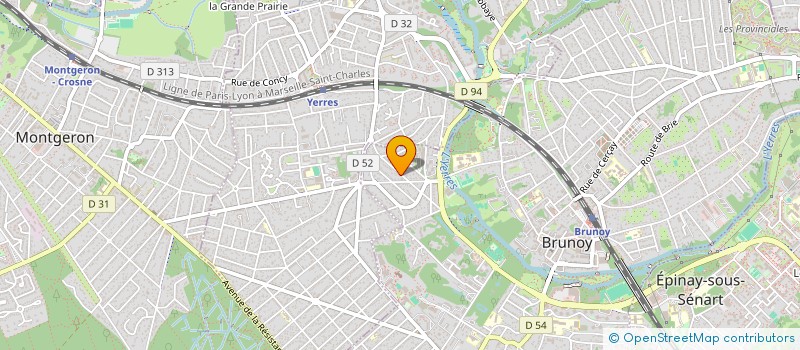 localisation de l'entreprise MADAME MEGANE MAILLARD  BRUNOY