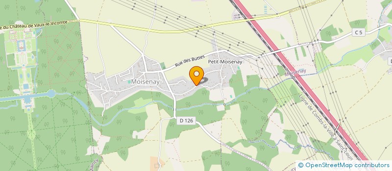 localisation de l'entreprise MADAME MEGANE MALLET  MOISENAY