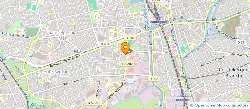 localisation de l'entreprise MADAME MEGANE MERLEN à DUNKERQUE