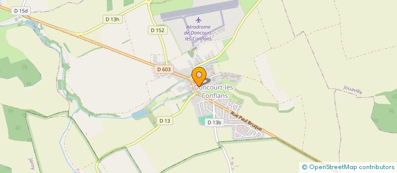 localisation de l'entreprise MADAME MEGANE MINNITI  DONCOURT-LES-CONFLANS