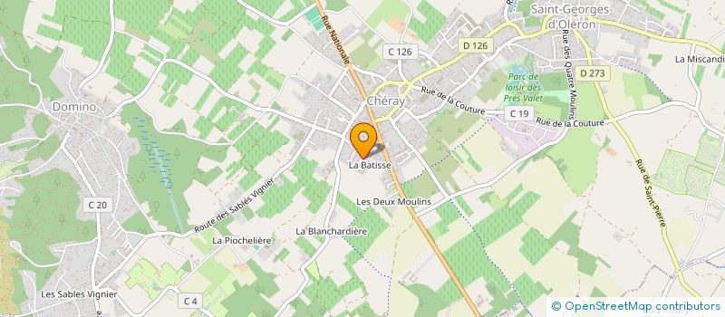 localisation de l'entreprise MADAME MEGANE MURAIL à SAINT-GEORGES-D'OLERON