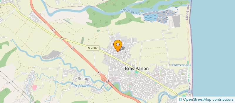 localisation de l'entreprise MADAME MEGANE NARAYANIN-RAMAYE  BRAS-PANON