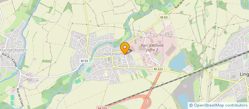 localisation de l'entreprise MADAME MEGANE ORTLIEB-LIBERATORE  HOLTZHEIM