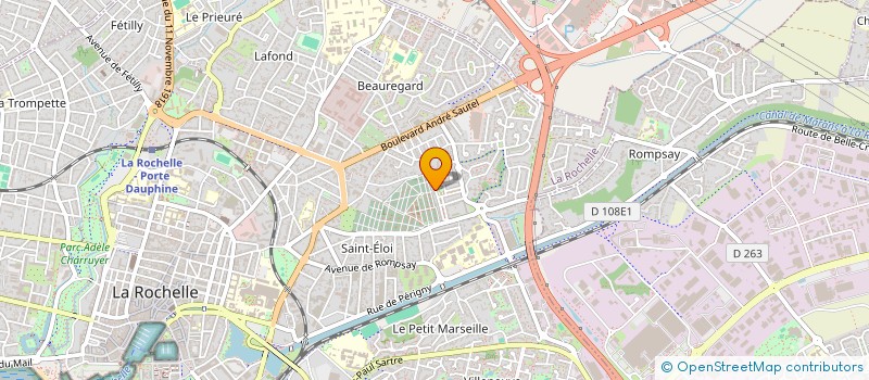 localisation de l'entreprise MADAME MEGANE OUVRARD  LA ROCHELLE