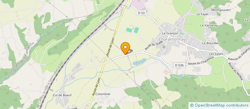 localisation de l'entreprise MADAME MEGANE PAILLARD  BEAUVOIR-DE-MARC