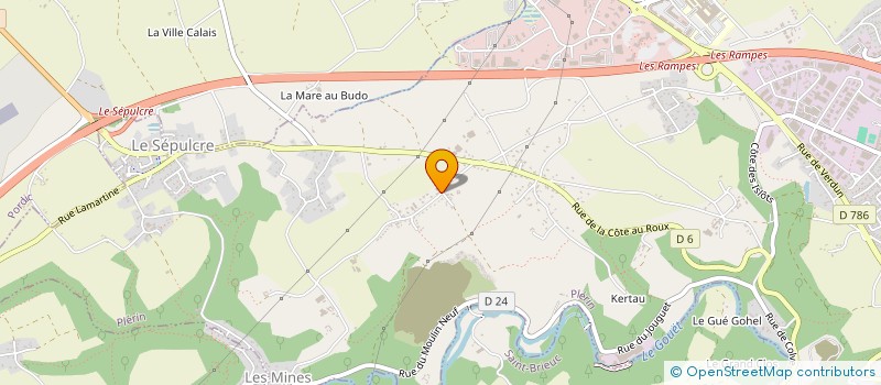 localisation de l'entreprise MADAME MEGANE PAUL-JACQUES  LA MEAUGON