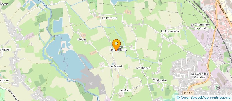 localisation de l'entreprise MADAME MEGANE PERRAUD à SAINT-DENIS-LES-BOURG