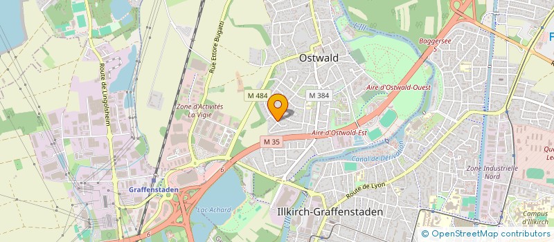 localisation de l'entreprise MADAME MEGANE PIERRE  OSTWALD