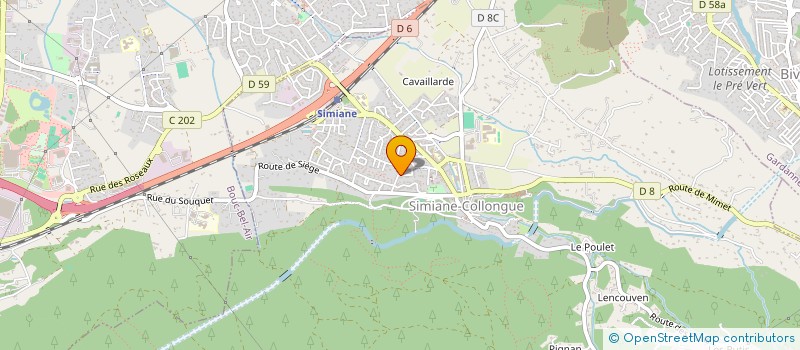 localisation de l'entreprise MADAME MEGANE PIGNOL  SIMIANE-COLLONGUE