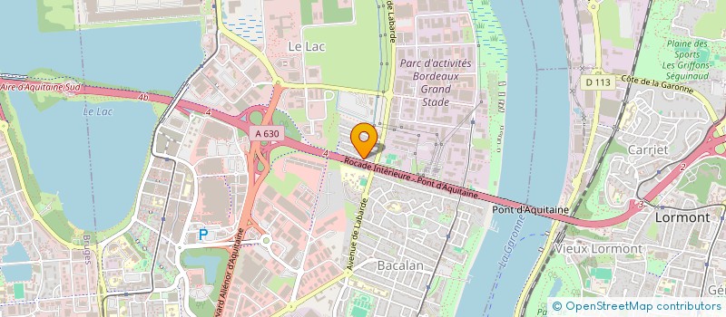 localisation de l'entreprise MADAME MEGANE PUJOL  BORDEAUX